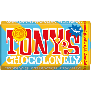 Tony's Chocolonely Melk Karamel Gepofte Rijst 180 g