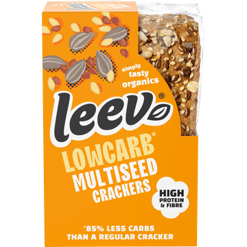 Leev®bio LOWCARB crackers multiseed 80g