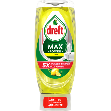Dreft MaxPower Lemon Vloeibaar Afwasmiddel 450ml