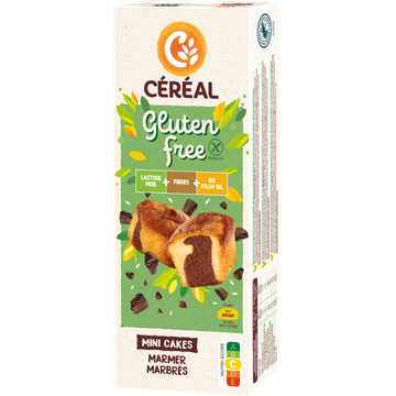 Céréal Gluten Free Mini Cakes Marmer 6 x 33,3 g
