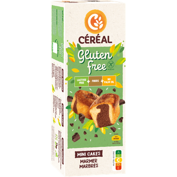 Céréal Gluten Free Mini Cakes Marmer 6 x 33,3 g