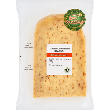 Kaasspecialiteiten Kaas 50+ Italiaanse Kruiden Plakken 200 g