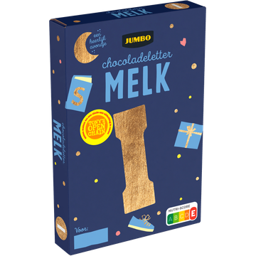 Jumbo Chocoladeletter Melk I 160 g