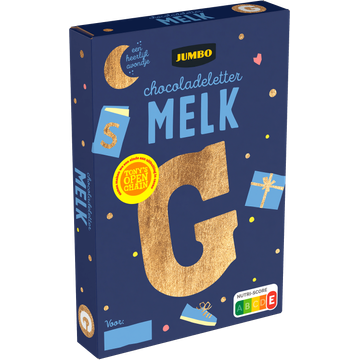 Jumbo Chocoladeletter Melk G 160 g