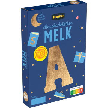 Jumbo Chocoladeletter Melk A 160 g