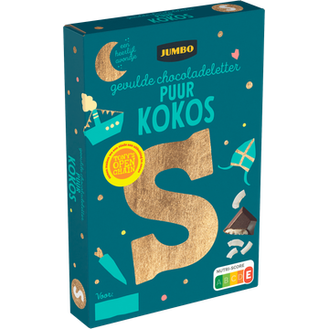 Jumbo Gevulde Chocoladeletter Puur Kokos S 150 g