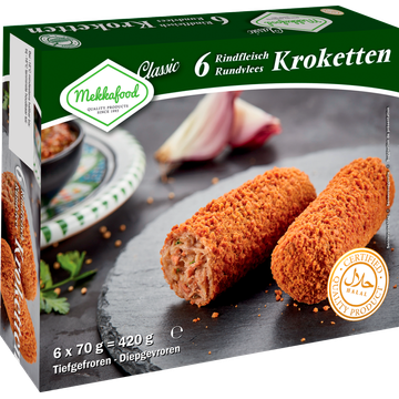Mekkafood Classic Rundvleeskroketten 6 x 70 g