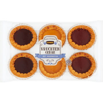 Jumbo - Vruchtengebakjes met Roomboter - 6 Stuks