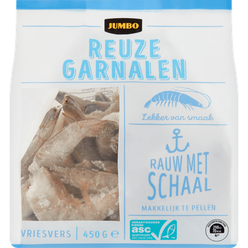  Jumbo Reuze Garnalen 450 g