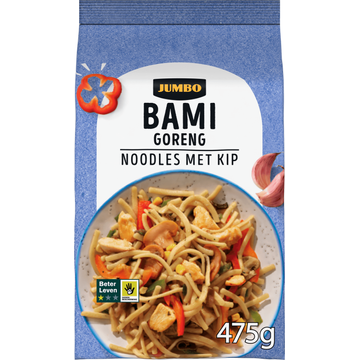 Jumbo Bami Goreng Noodles met Kip 475 g