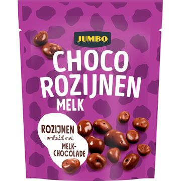 Jumbo Choco Rozijnen Melk 200 g