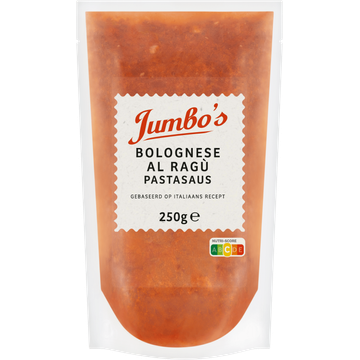 Jumbo's Bolognese Al Ragù Pastasaus 250 g