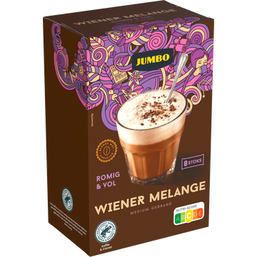 Jumbo Oploskoffie Wiener Melange 8 Stuks