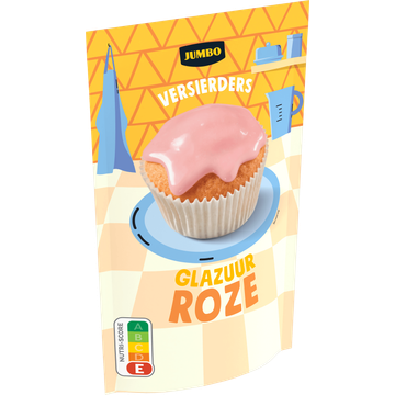 Jumbo Versierders Glazuur Roze 120 g