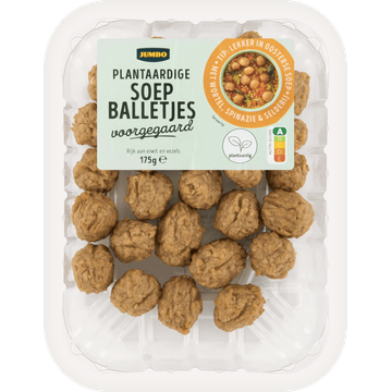 Jumbo Plantaardige Soeballetjes Voorgegaard 175 g