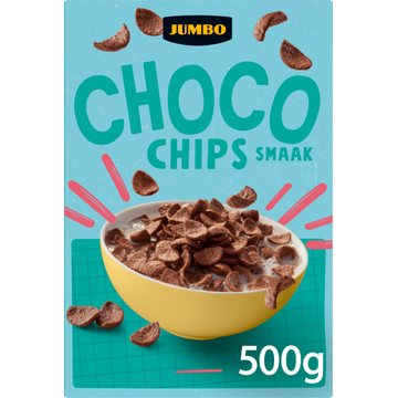 Jumbo Chocosmaak Chips 500 g