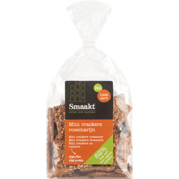 Smaakt Bio Mini Crackers Rozemarijn 200 g