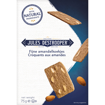 Jules Destrooper Fijne amandelkoekjes 75g