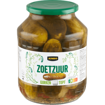 Jumbo Zoetzuur Augurken 1550 g