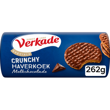 Verkade Specials Crunchy Haverkoek Melkchocolade 262 g