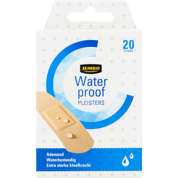 Jumbo Waterproof Pleisters 20 Stuks