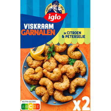 Iglo Viskraam Garnalen in Citroen en Peterselie Beslag 220g