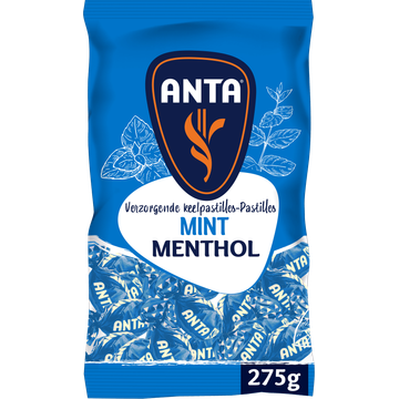 Anta Flu Verzorgende Keelpastilles Mint Menthol 275 g
