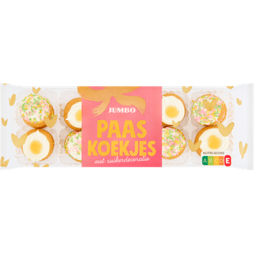 Jumbo Paaskoekjes met Suikerdecoratie 175 g
