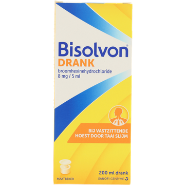 Bisolvon Elixer Forte hoestdrank 200 ml (8 mg/ 5 ml)