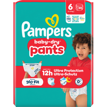 Pampers Baby-Dry Pants Maat 6, 20 Luierbroekjes