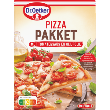 Dr. Oetker Pizza Pakket met Tomatensaus en Olijfolie Bakmix 615 g