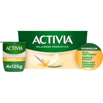 Activia Yoghurt Vanille 4 x 125g