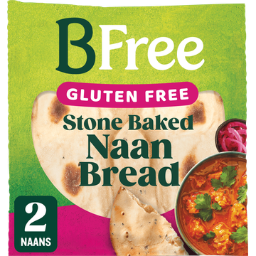 BFree Gluten Free Stone Baked Naanbread 2 Stuks