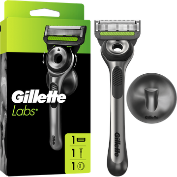 GilletteLabs Met Exfoliërende Strip Scheermes voor Mannen