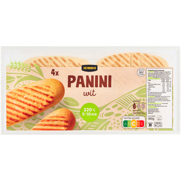 Jumbo - Panini Wit - 4 Stuks