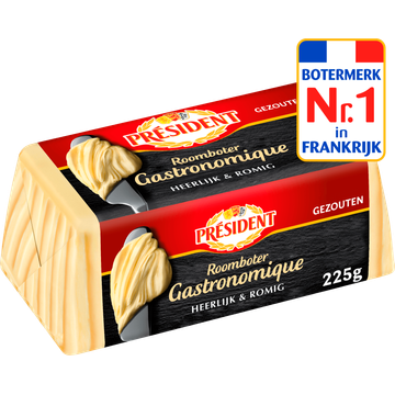Président Gezouten Roomboter 225 g