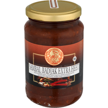 Koningsvogel Sambal Badjak Extra Heet 375 g