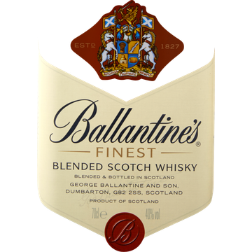 Ballantine's Scotch Whisky Scotland Finest 700 ml