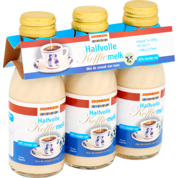 Holland Foodz Halfvolle Koffiemelk 3 x 100 g