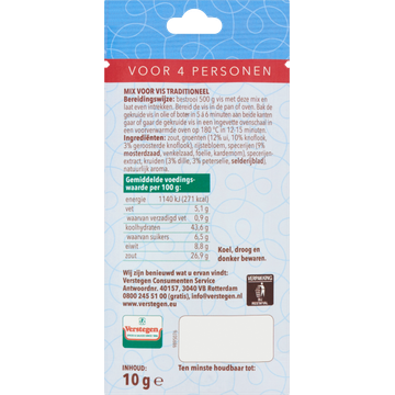 Verstegen Mix voor Vis Traditioneel 10 g