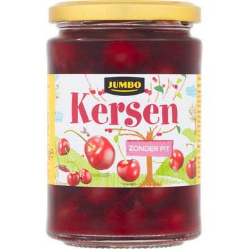 Jumbo Kersen op Siroop Pitloos 340 g