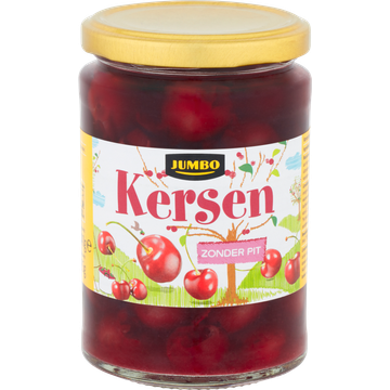 Jumbo Kersen op Siroop Pitloos 340 g