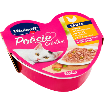 Vitakraft PoÃ©sie CrÃ©ation Sauce Kip & Groenten 85g