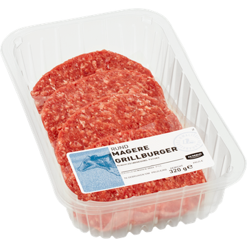 Jumbo Magere Grillburger Rund 4 Stuks