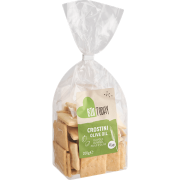 BioToday Crostini Mini-Cracker Olijfolie 200 g