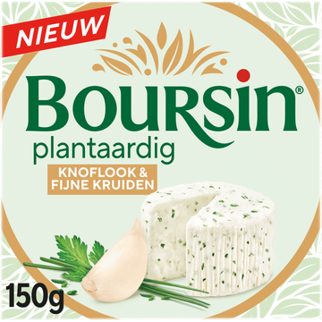 Boursin Plantaardig Knoflook & Kruiden 150g