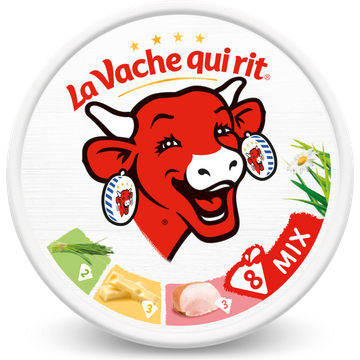 La Vache Qui Rit Mix Smeltkaas/Smeerkaas 8 Stuks 120 g