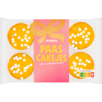 Jumbo Paascakejes met Suikerdecoratie 180 g