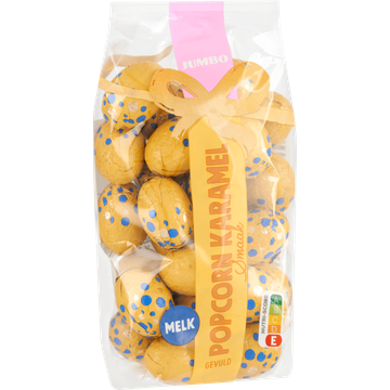 Jumbo Paaseitjes Melk Popcorn Karamel Gevuld 200 g
