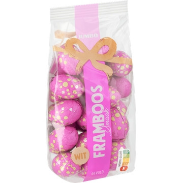 Jumbo Paaseitjes Wit Framboos Gevuld 200 g